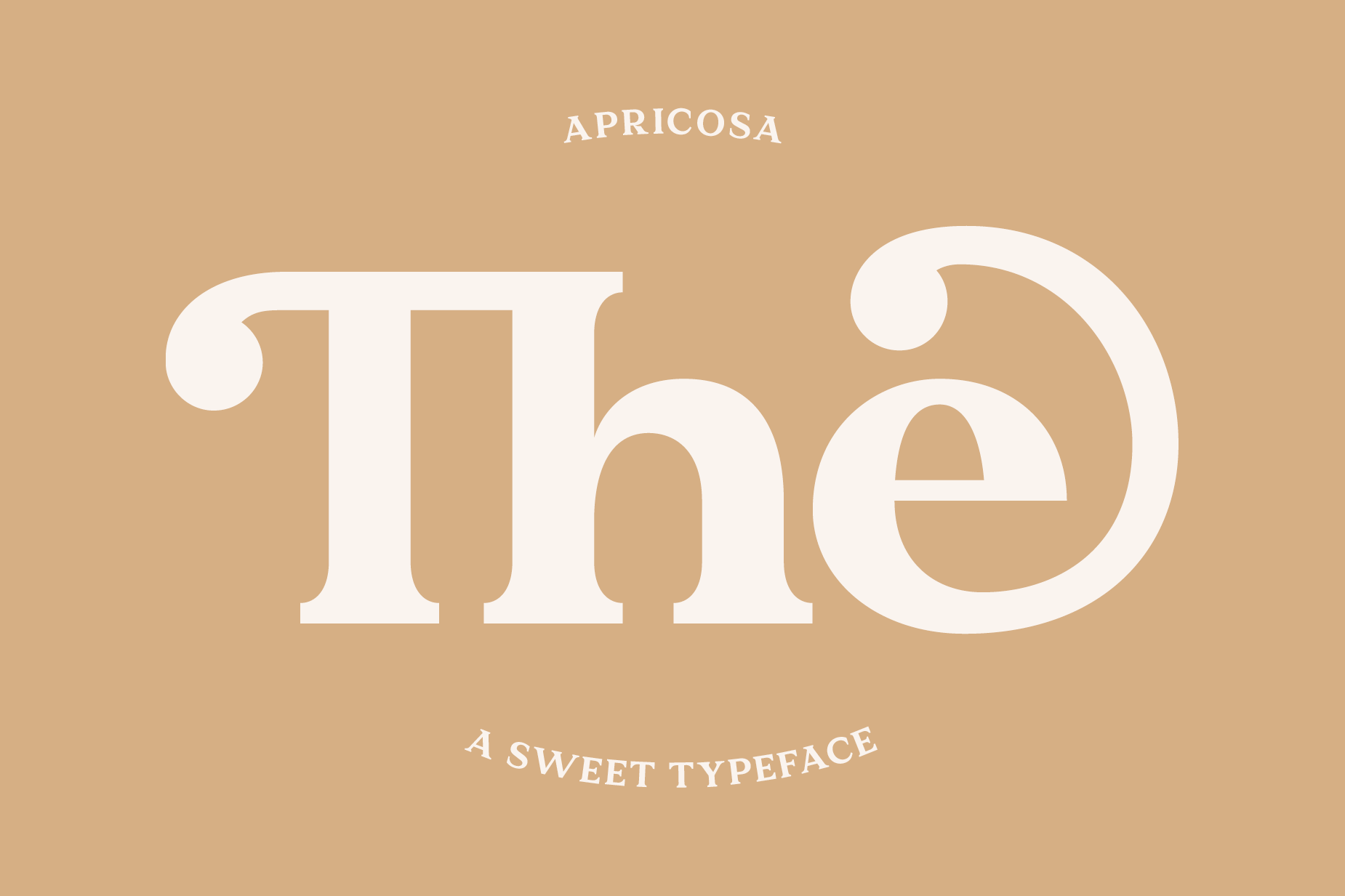 Apricosa Font Design - The