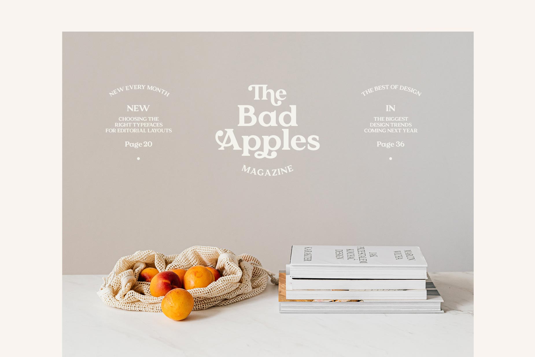 Apricosa Font Design - Apples Magazine