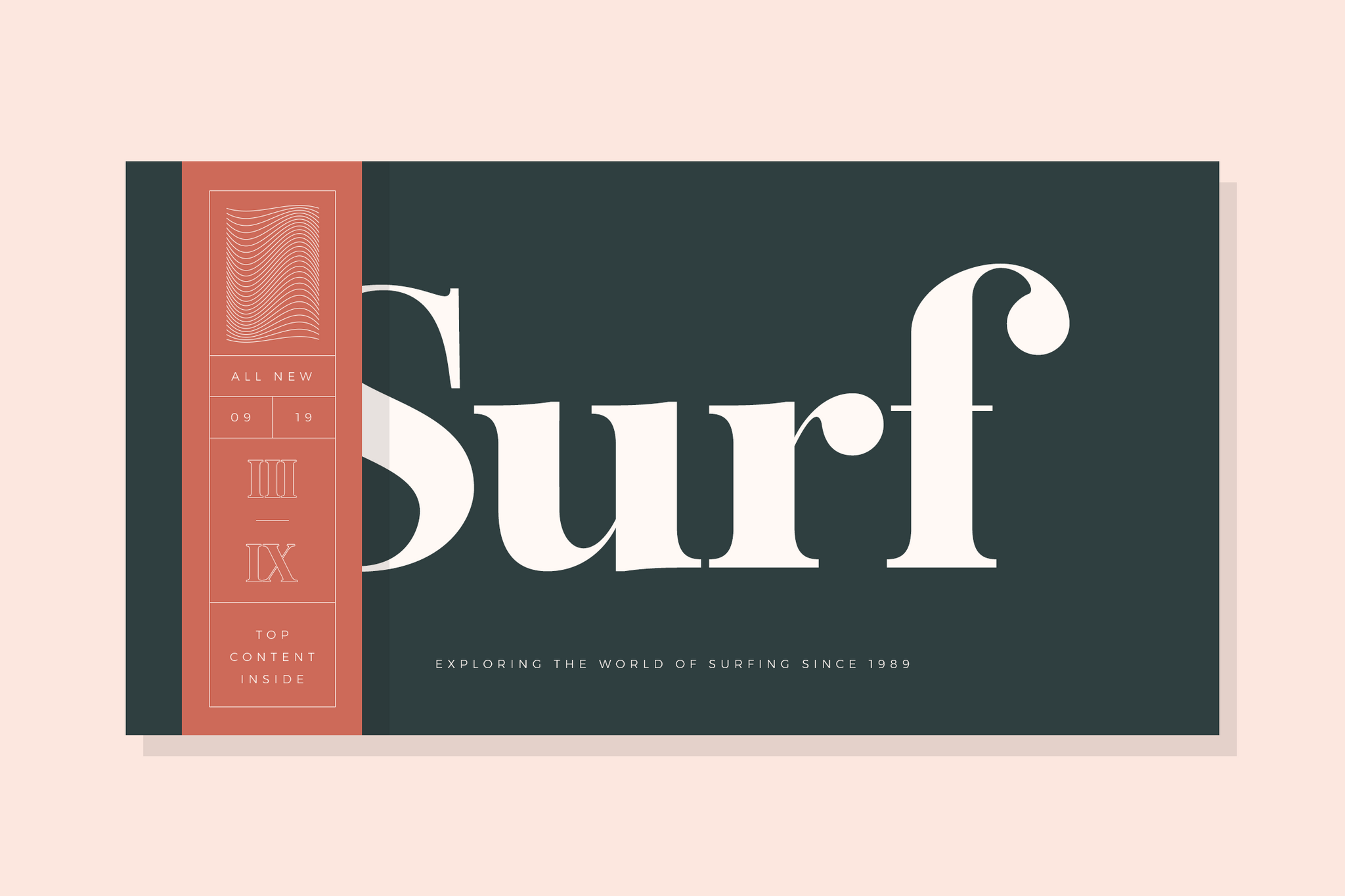 Surf Design Flyer - Celesse Font