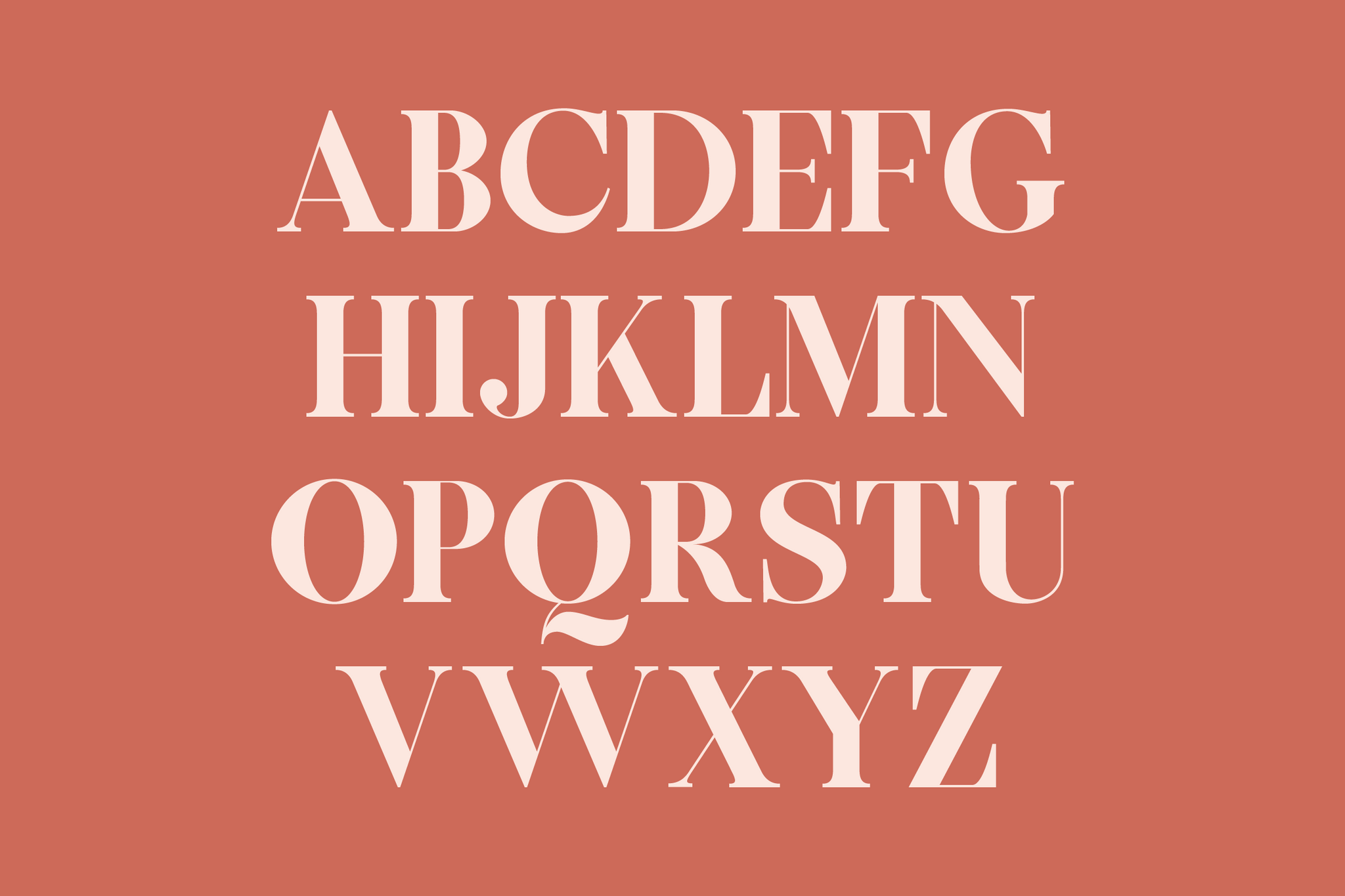 Celesse - Font Alphabet