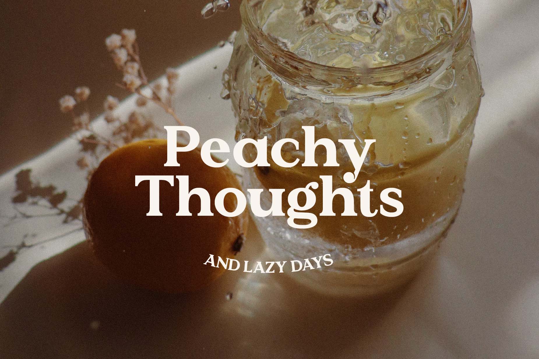 Peachy Thoughts And Lazy Days - Apricosa Vintage Font Bundle